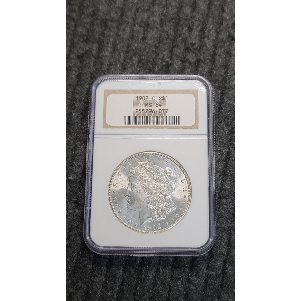 1902-O NGC MS 64 Morgan Silver Dollar