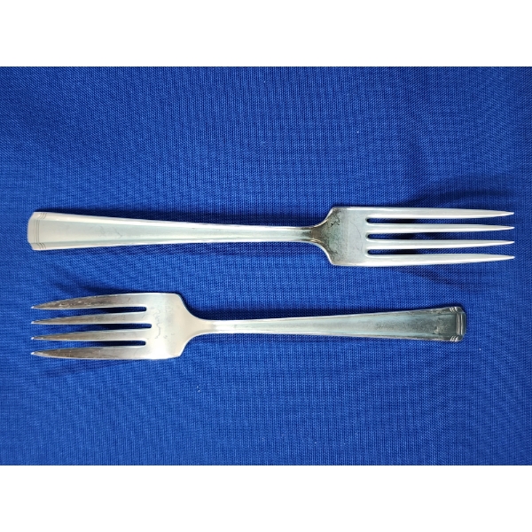 Two Sterling Silver Westmorland Forks ~ Weighing 81.7 Grams Total