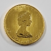 Image 6 : .9999 Fine Gold 1 Oz Maple Leaf Round ~ $50 Gold Coin from 1984