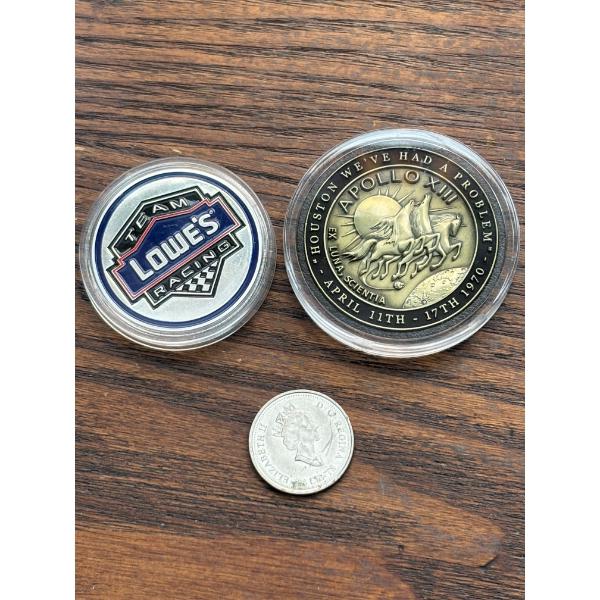 Apollo XIII Coin - Lowe's Racing Coin - Canada 25 Cent Coin - Apollo Houston We've Had a Problem 