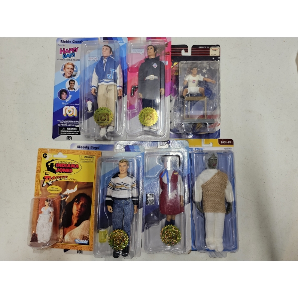 Lot of (7) Action Figures - Television/Sports Themed