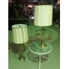 Image 5 : Pair Of Vintage Table Lamps 34" Tall As Shown