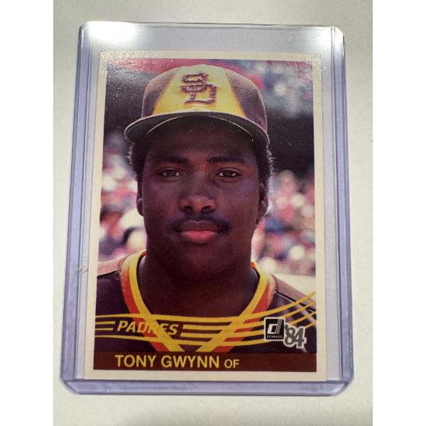 1984 Donruss Tony Gwynn 2nd Year Baseball Card In Protective Holder - Mint Condition