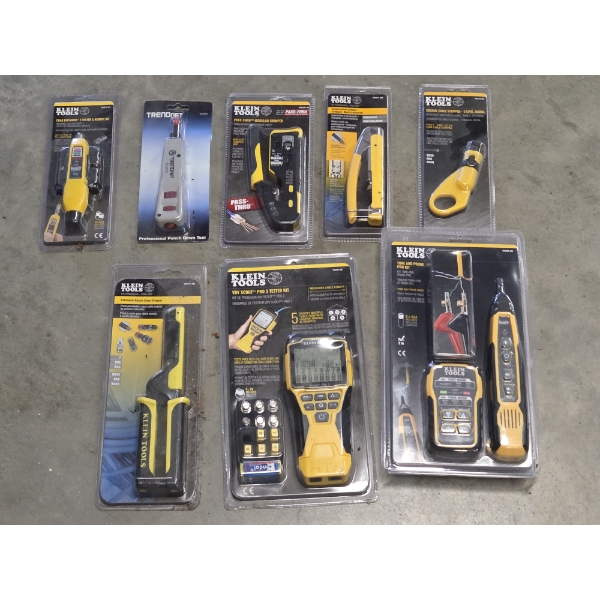 New Klein Tools Including Testers, Crimpers & Strippers