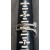 Image 5 : 14K White Gold Diamond Ring Set -Women's Size 6 - Total Weight: 7.2g