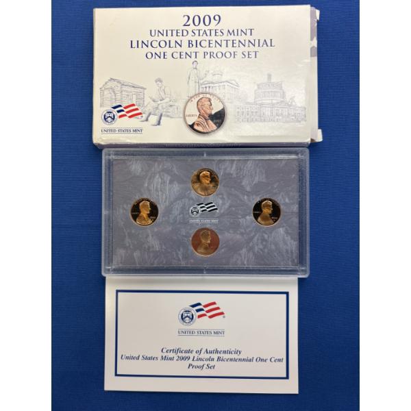 2009 United States Mint Lincoln Bicentennial One Cent Proof Set