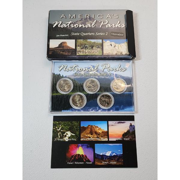 2012 America the Beautiful National Parks Quarter Set Uncirculated Series 2 