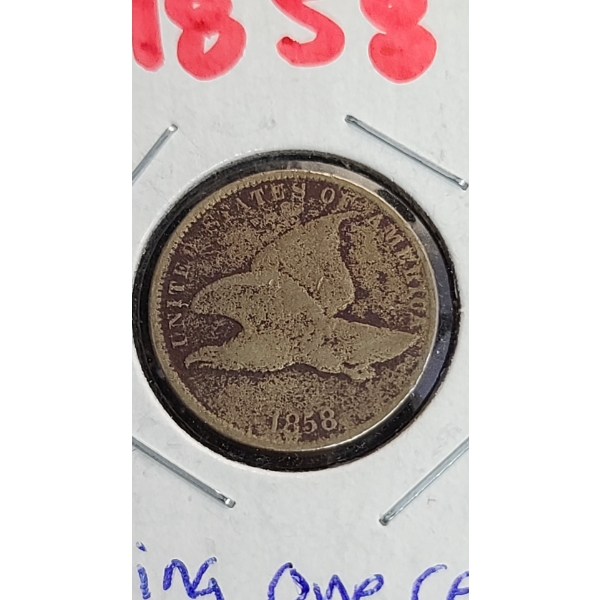 1858 Flying Eagle Cent