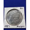 Image 2 : 1887 Morgan Silver Dollar - BU - Gorgeous Coin! 