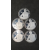 Image 1 : (5) 2017 John F. Kennedy 100 Years Commemorative Silver Coins