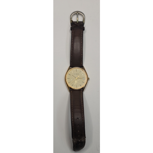 Vintage Wittnauer Mobil Oil "Pegasus Quartz Wrist Watch