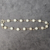 Image 1 : 14k Gold and Mother of Pearl Bracelet - 4.6g TW