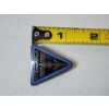 Image 3 : Vintage German NS Frauenchaft Badge Pin RZM M1/34 Triangle Enamel - Historical Collectible Piece 