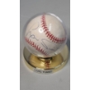 Image 1 : Luis Tiant Autographed Rawlings Baseball In Display Stand