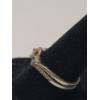 Image 3 : Women's 10K White Gold Diamond Halo And Bypass Wedding Ring Set - Size 7 - Total Weight: 3.8g