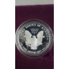 Image 5 : 1990 1 Oz 999 Fine Silver American Eagle Silver Proof Coin With Original Box