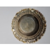 Image 3 : Sterling Silver Ornate Dish With Gold-tone Accents - Weight: 49g