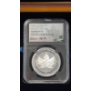 Image 3 : 2019 NGC First Day Of Issue Modified PF 70 $5 1 oz 9999 Silver Canadian Maple Leaf- Signed W/ Case