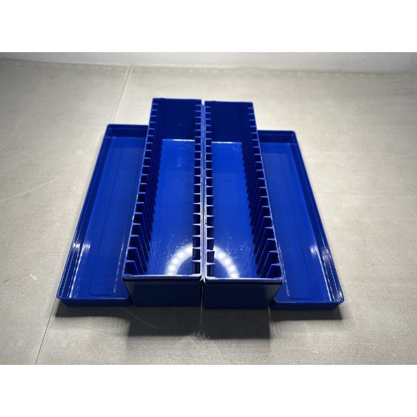 (2) Universal Heavy Duty Graded Coin Slab Holder - Each container holds 20 Coins