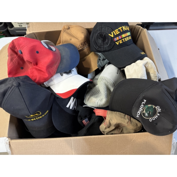 Box of Miscellaneous Hats - Good Condition