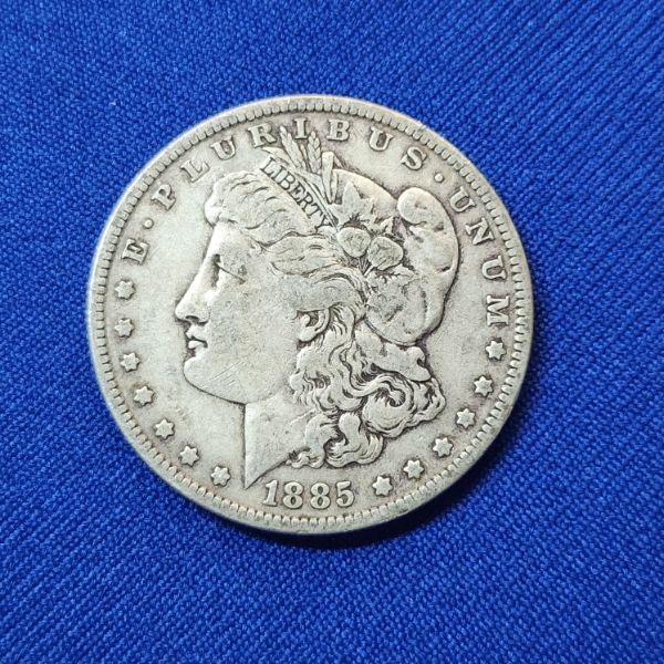 1885 Silver Morgan Dollar - 90% Silver U.S. Coin