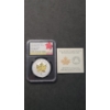 Image 1 : 2019 NGC Canadian 4Oth Anniversary PF 70 REV PF GILT Incuse $20 1 oz 9999 Silver Maple Leaf 