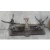 Image 2 : Two Vintage Wood Pipe Stands, Slate Pieces, And Vintage Scale Weights
