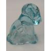 Image 3 : Adorable Degenhart Vintage Uranium Glass Dog Figurine- Ice Blue