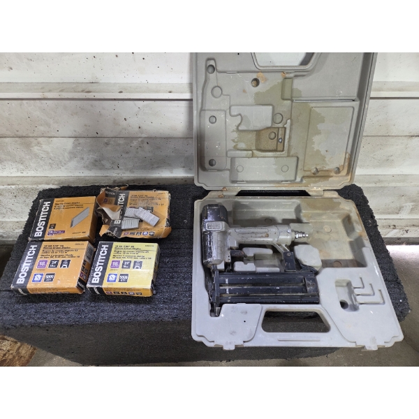 Pick Up Off Site- 115 Ely St. Alliance Oh. Portercable Nailer & New Staples
