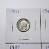 Image 2 : x10 Assorted Years United States 90% Silver Mercury Dimes - Face Value: $1.00