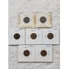 Image 1 : Lot of 5 Earlier Date Wheat Pennies Plus 2 Steel Pennies - AFV $.07