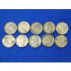 Image 1 : x10 Assorted Years Jefferson Wartime Nickels FV: $0.50