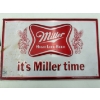 Image 3 : Mastercharge The Interbank Card Metal Sign - Mustang & It's Miller Time Metal Sign - Coca-Cola Tray 