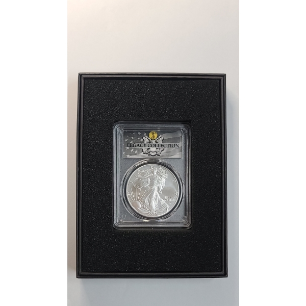 PCGS 2022 MS 70 Magnum Opus Legacy Collection 1 oz .999 Fine Silver American Eagle