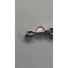 Image 4 : Women's 14K White Gold Diamond Journey 18" Necklace - Weight: 1.9g
