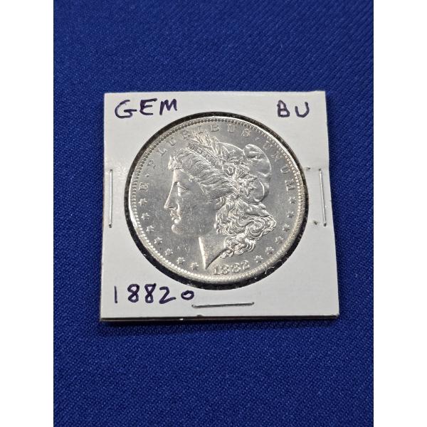 Stunning 1882- O Morgan Silver Dollar - Brilliant Uncirculated GEM 