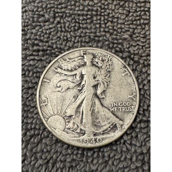 1943 United States Walking Liberty Silver Half Dollar - Excellent Condition