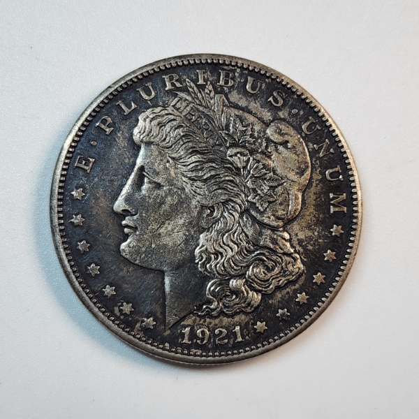 1921-S Morgan Silver Dollar - 90% Silver United States Coin 
