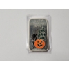 Image 1 : CEECO One Ounce .999 Fine Silver "Happy Halloween 1973" Silver Colorized Art Bar