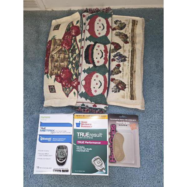 PICKUP IN CANTON - Three Reusable Heat Packs, New Glucose Monitors And Heel Grips 