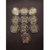 Image 2 : 10 - Old United States Nickels - Buffalo Indian, V & Jefferson - Vintage Coins In Protective Holders