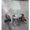 Image 1 : Great Condition Duck Table Lamp & Collector Bottles- No Shipping Available 