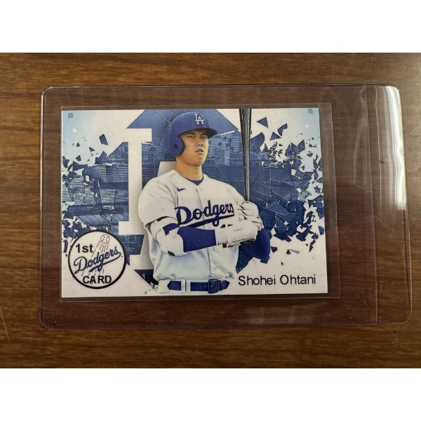 Shohei Ohtani Los Angeles Dodger First Card Limited Edition 628/1,000 - Mint Condition