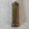 Image 1 : Vintage Brass Graduated Cylinder Coin Sorter Bank Tube (2.25")