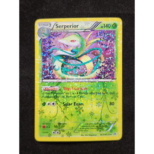 Serperior RC3/RC25 Radiant Collection Holo Pokemon Trading Card