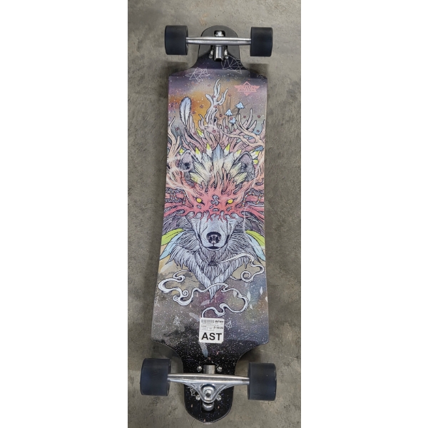 Famous Dusters California Collectable Lupa 37'' Long Board Skate Board In Excellent Condition! 
