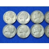 Image 2 : x10 Assorted Years Jefferson Wartime Nickels FV: $0.50