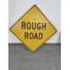 Image 1 : Metal DOT Grade 50''x50'' Rough Road Street Sign 