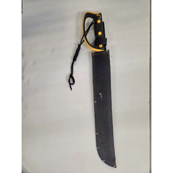 United Cutlery 17.75'' Sawback Machete With Sheath 