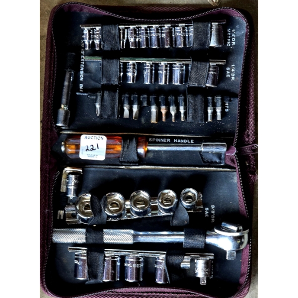 Socket and Screwdriver Kit - A Few Pieces Missing